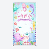 Aperturee - Aperturee Under The Sea Birthday Girl Party Rectangle Backdrop